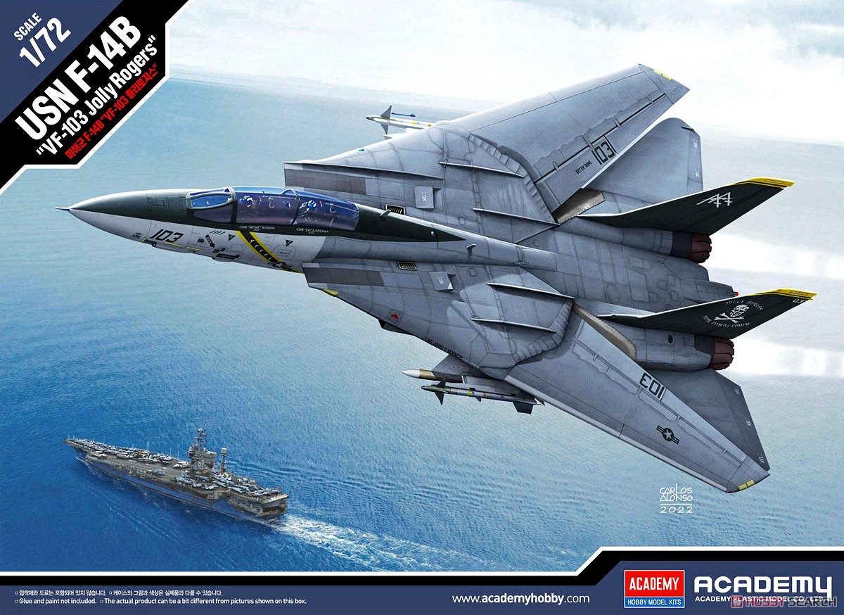 Academy 12578 1/72 アメリカ海軍 F-14B トムキャット VF-103 ジョリー