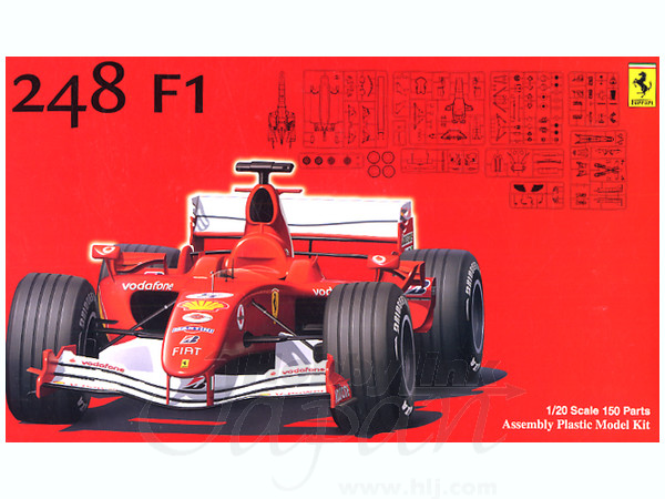 フジミ GP 09 1/20 フェラーリ 248F1 2006 テストカー - 楽模型 ー ...